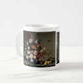 Vase der Blume durch ein Fenster, Balthasar van de Kaffeetasse (Vorderseite Links)