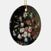 Vase der Blume durch ein Fenster, Balthasar van de Keramikornament (Rechts)