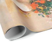 Vase der Blume durch Redon Post-Impressionist Geschenkpapier (Rolleneckpunkt)