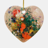 Vase der Blume durch Redon Post-Impressionist Keramik Ornament (Hinten)