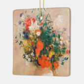 Vase der Blume durch Redon Post-Impressionist Keramikornament (Links)