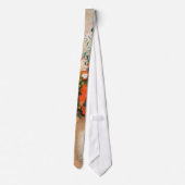 Vase der Blume durch Redon Post-Impressionist Krawatte (Rückseite)