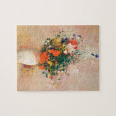 Vase der Blume durch Redon Post-Impressionist Puzzle (Horizontal)