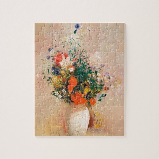 Vase der Blume durch Redon Post-Impressionist Puzzle (Vertikal)