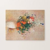 Vase der Blume durch Redon Post-Impressionist Puzzle (Horizontal)