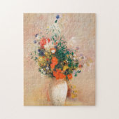 Vase der Blume durch Redon Post-Impressionist Puzzle (Vertikal)