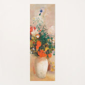 Vase der Blume durch Redon Post-Impressionist Yogamatte (Vorderseite)