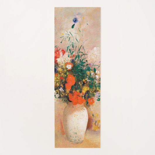 Vase der Blume durch Redon Post-Impressionist Yogamatte (Vorderseite)