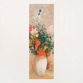 Vase der Blume durch Redon Post-Impressionist Yogamatte (Rückseite)