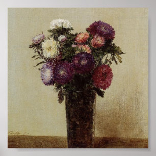 Vase der Blume Fantin-Latour-Poster Poster