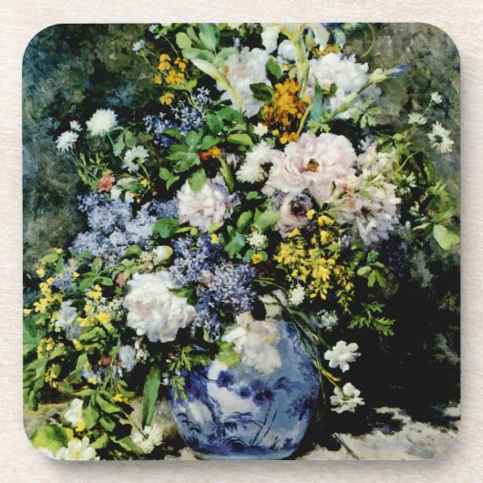 Vase der Blume Getränkeuntersetzer (Vorderseite)