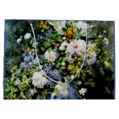 Vase der Blume Große Geschenktasche Geschenktüte (Rückseite)