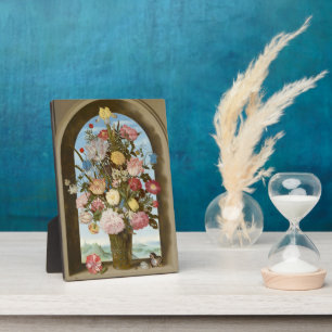 Vase der Blume in einem Fenster, c.1618 Fotoplatte