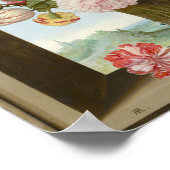 Vase der Blume in einem Fenster, c.1618 Poster (Ecke)