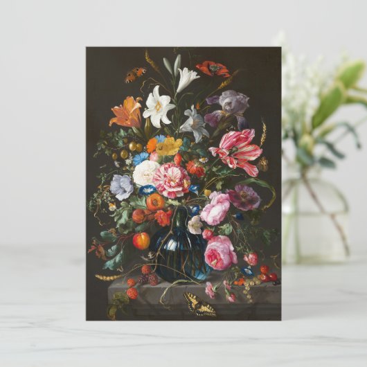 Vase der Blume | Jan Davidsz de Heem (Stehend Vorderseite)