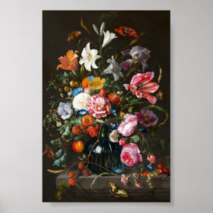 Vase der Blume Jan Davidsz de Heem Poster