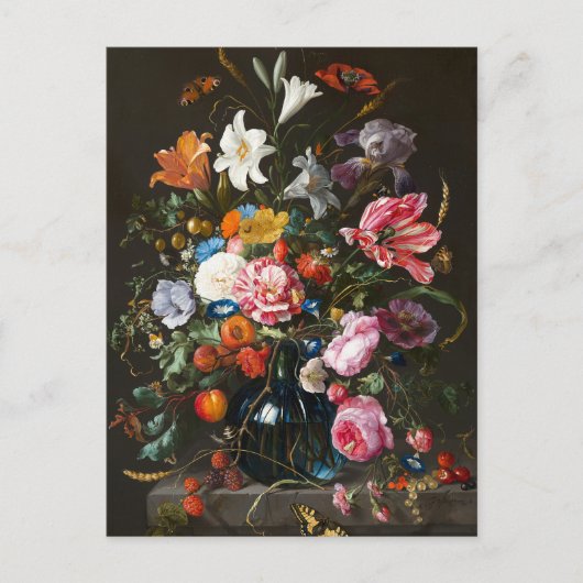Vase der Blume | Jan Davidsz de Heem Postkarte (Vorderseite)