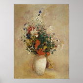 Vase der Blume, Odilon Redon Fine Art Poster (Vorne)