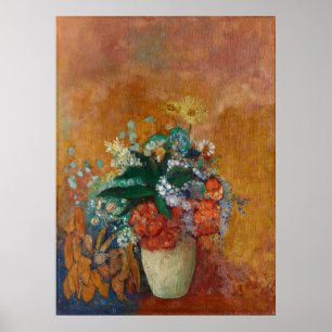 Vase der Blume Odilon Redon französische Ölmalerei Poster