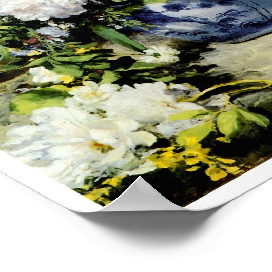 Vase der Blume Poster (Ecke)