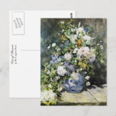 Vase der Blume Postkarte (Vorne/Hinten)