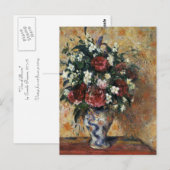 Vase der Blume Postkarte (Vorne/Hinten)