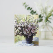 Vase der Blume Postkarte (Stehend Vorderseite)