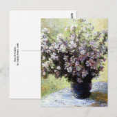 Vase der Blume Postkarte (Vorne/Hinten)