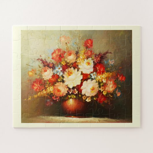 Vase der Blume Puzzle (Horizontal)