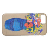 Vase der Blume, Redon Case-Mate iPhone Hülle (Rückseite (Horizontal))