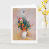 Vase der Blume, Redon Karte (Gelbe Blume)