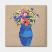 Vase der Blume, Redon Magnet (Vorne)