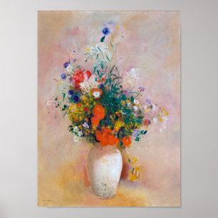 Vase der Blume, Redon Poster