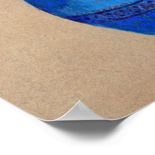 Vase der Blume, Redon Poster (Ecke)