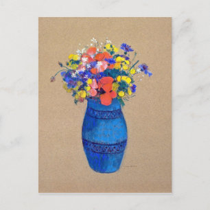 Vase der Blume, Redon Postkarte