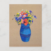 Vase der Blume, Redon Postkarte (Vorderseite)