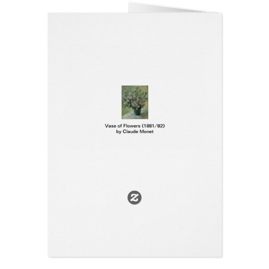 Vase der Blume von Claude Monet (Hinten)