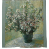 Vase der Blume von Claude Monet Duschvorhang (Vorderseite)