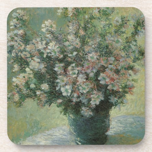 Vase der Blume von Claude Monet Getränkeuntersetzer (Vorderseite)