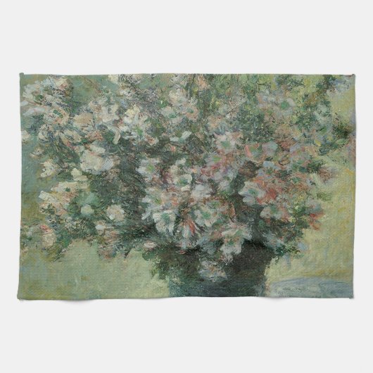 Vase der Blume von Claude Monet Handtuch (Horizontal)