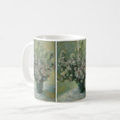 Vase der Blume von Claude Monet Kaffeetasse (Vorderseite Links)