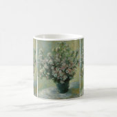 Vase der Blume von Claude Monet Kaffeetasse (Mittel)