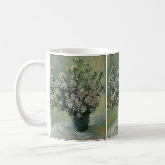 Vase der Blume von Claude Monet Kaffeetasse (Links)