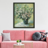 Vase der Blume von Claude Monet Leinwanddruck (Insitu (Wohnzimmer))