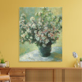 Vase der Blume von Claude Monet Leinwanddruck (Insitu (Wohnzimmer))