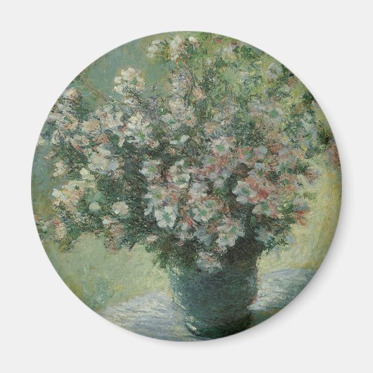 Vase der Blume von Claude Monet Magnet (Vorne)
