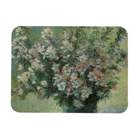 Vase der Blume von Claude Monet Magnet (Horizontal)
