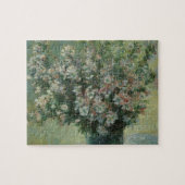 Vase der Blume von Claude Monet Puzzle (Horizontal)