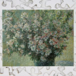 Vase der Blume von Claude Monet Puzzle<br><div class="desc">Vase of Blume (1881/82) von Claude Monet ist ein Vintager Impressionist floralen Stillleben schöne Kunstmalerei. Ein Blumenstrauß mit blühenden Frühlingsgärten Blume in einer blauen Vase. Über den Künstler: Claude Monet (1840-1926) war Gründer der französischen impressionistischen Malerei,  wobei die meisten seiner Gemälde "en plein air" (im Freien) Stil Impressionismus Landschaften.</div>