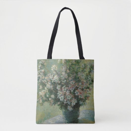 Vase der Blume von Claude Monet Tasche (Vorderseite)